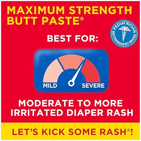 Boudreaux’s Butt Paste Max Strength Diaper Rash Cream for Baby