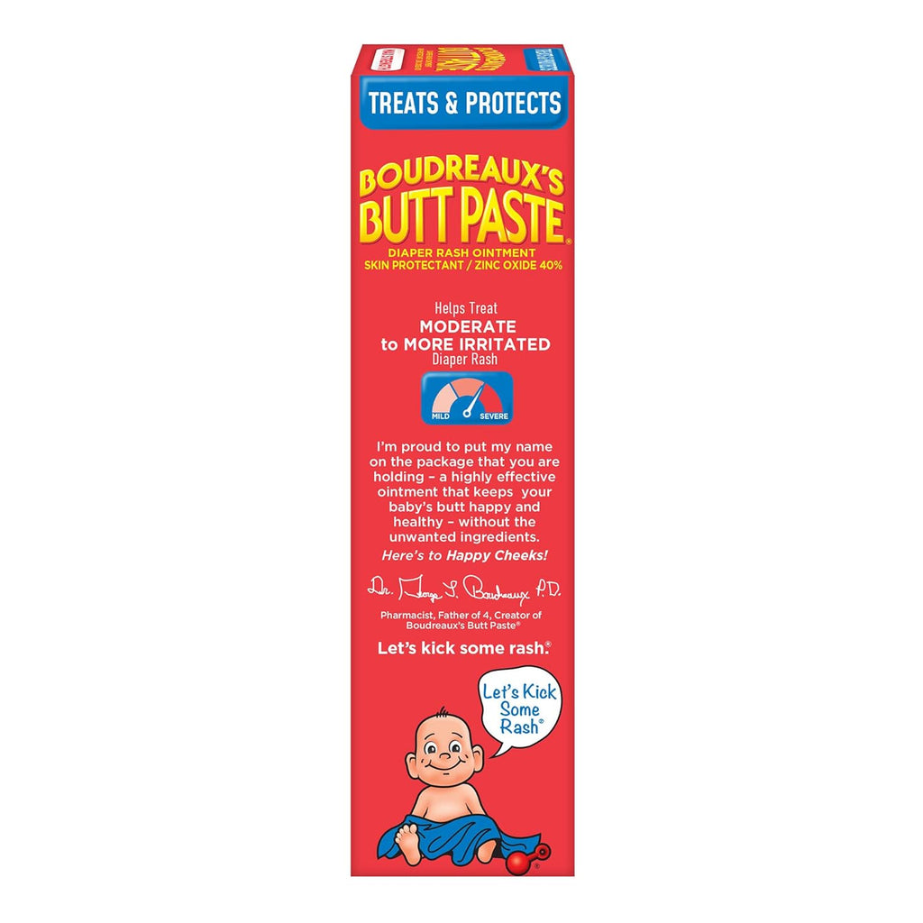 Boudreaux’s Butt Paste Max Strength Diaper Rash Cream for Baby