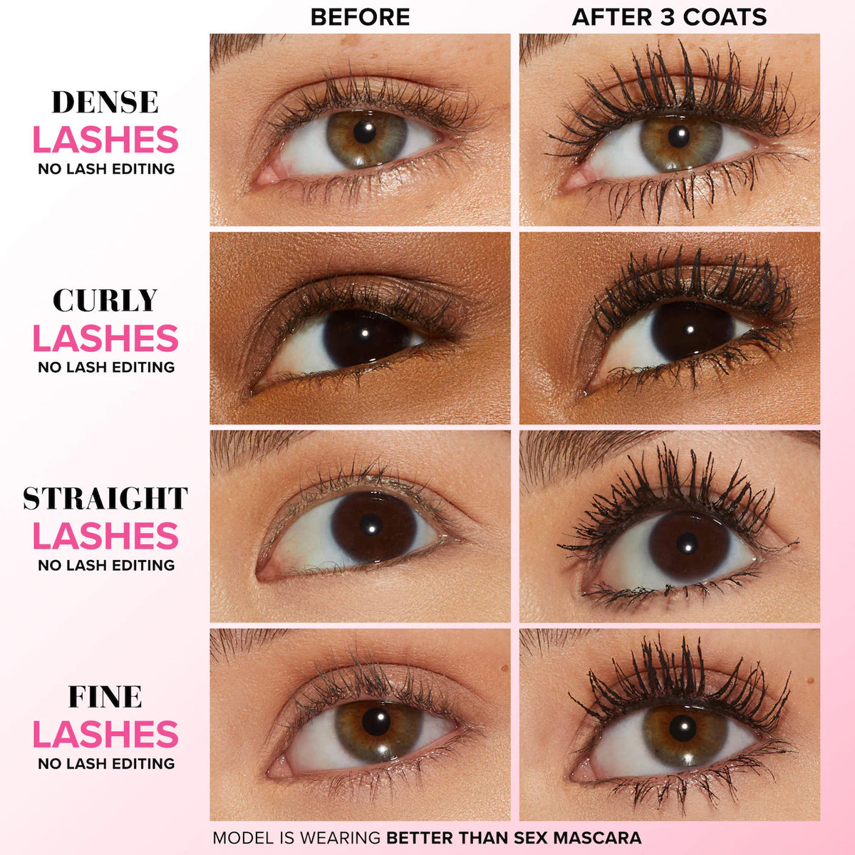 Too Faced Better Than Sex Volumizing & Lengthening Mascara