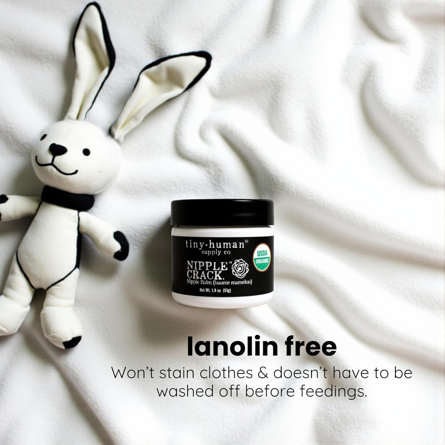 Organic Nipple Cream lanolin free 51gm