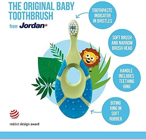 Jordan Step 1 Baby Toothbrush | 0-2 Years 4 pac