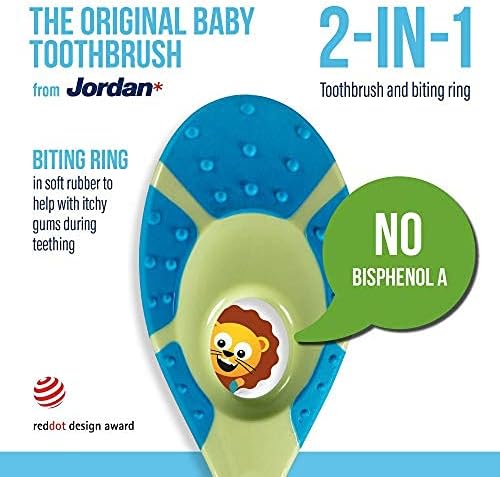 Jordan Step 1 Baby Toothbrush | 0-2 Years 4 pac