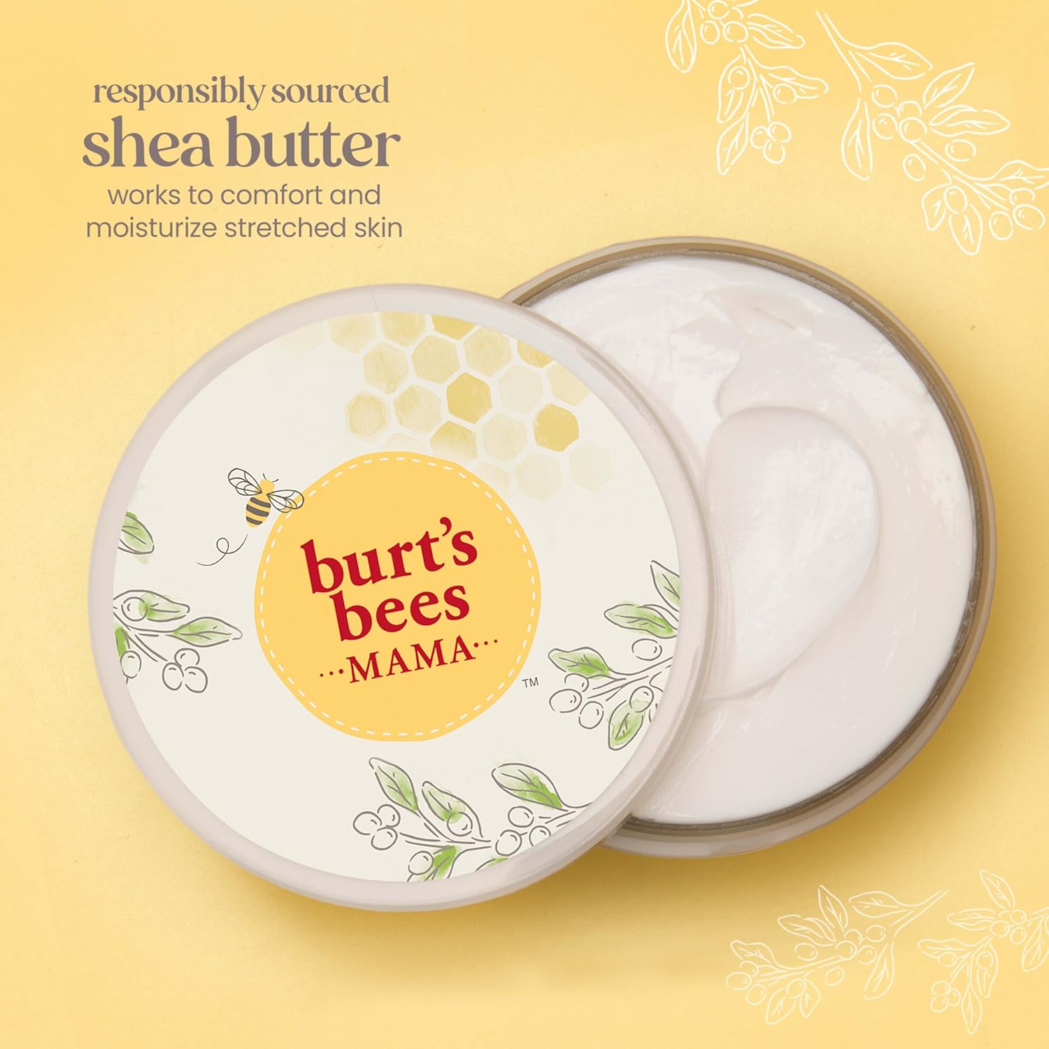 Burt's Bees Mama Belly Butter Stretch Mark Cream for Pregnancy