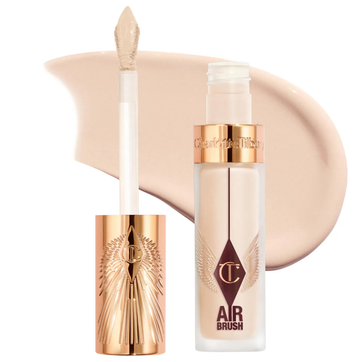 Charlotte Tilbury - Airbrush Flawless Crease-Proof Long-Wear Blur Concealer with Hyaluronic Acid