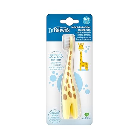 Dr. Brown's Infant-to-Toddler Toothbrush, Giraffe (0-3 years)