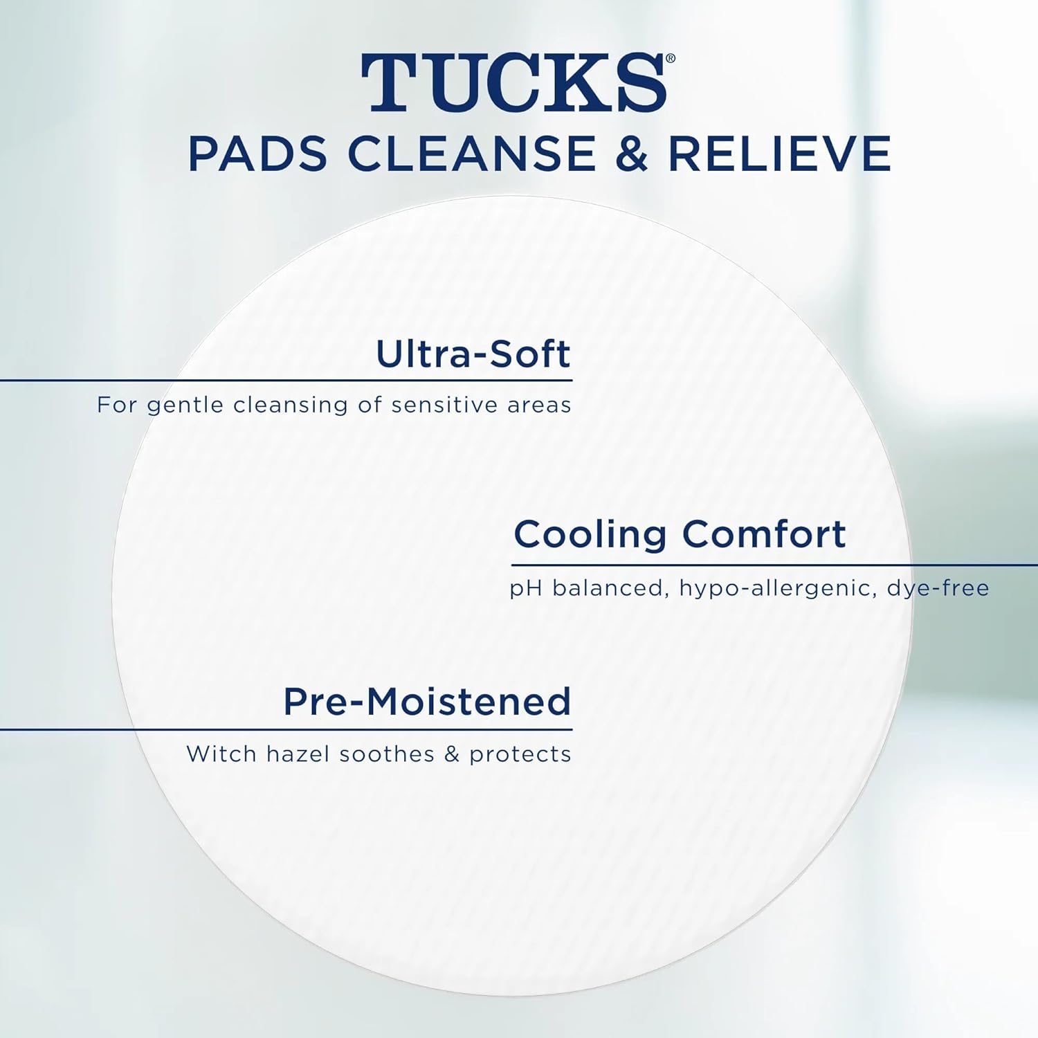 TUCKS Medicated Cooling Pads, 100 Count
