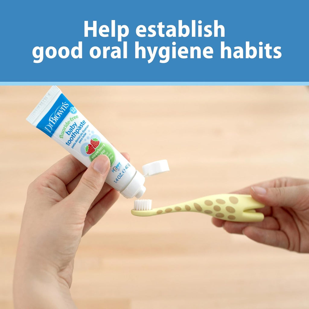 Dr. Brown's Infant-to-Toddler Toothbrush, Giraffe (0-3 years)