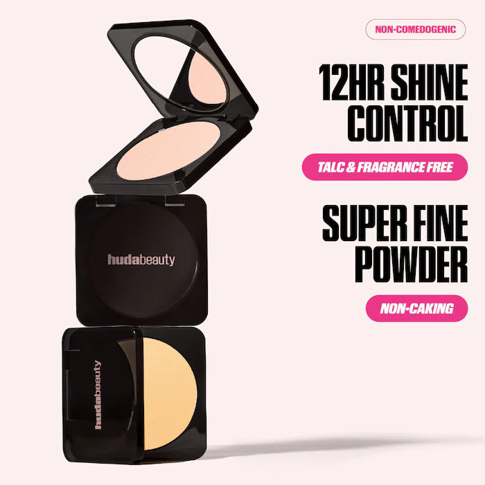 HUDA BEAUTY 
Easy Bake Airbrush Matte Pressed Setting Powder