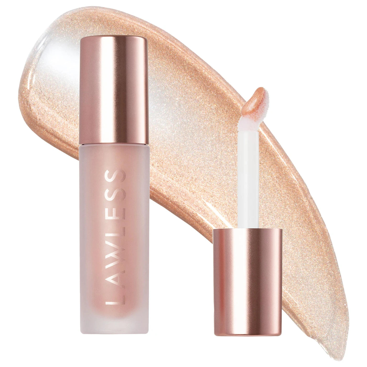 LAWLESS  Forget The Filler Lip Plumper Line Smoothing Gloss{ Shimmer finish}