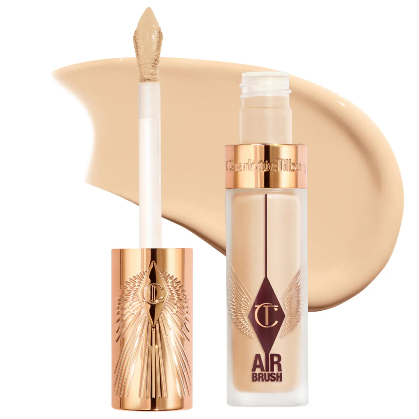 Charlotte Tilbury - Airbrush Flawless Crease-Proof Long-Wear Blur Concealer with Hyaluronic Acid