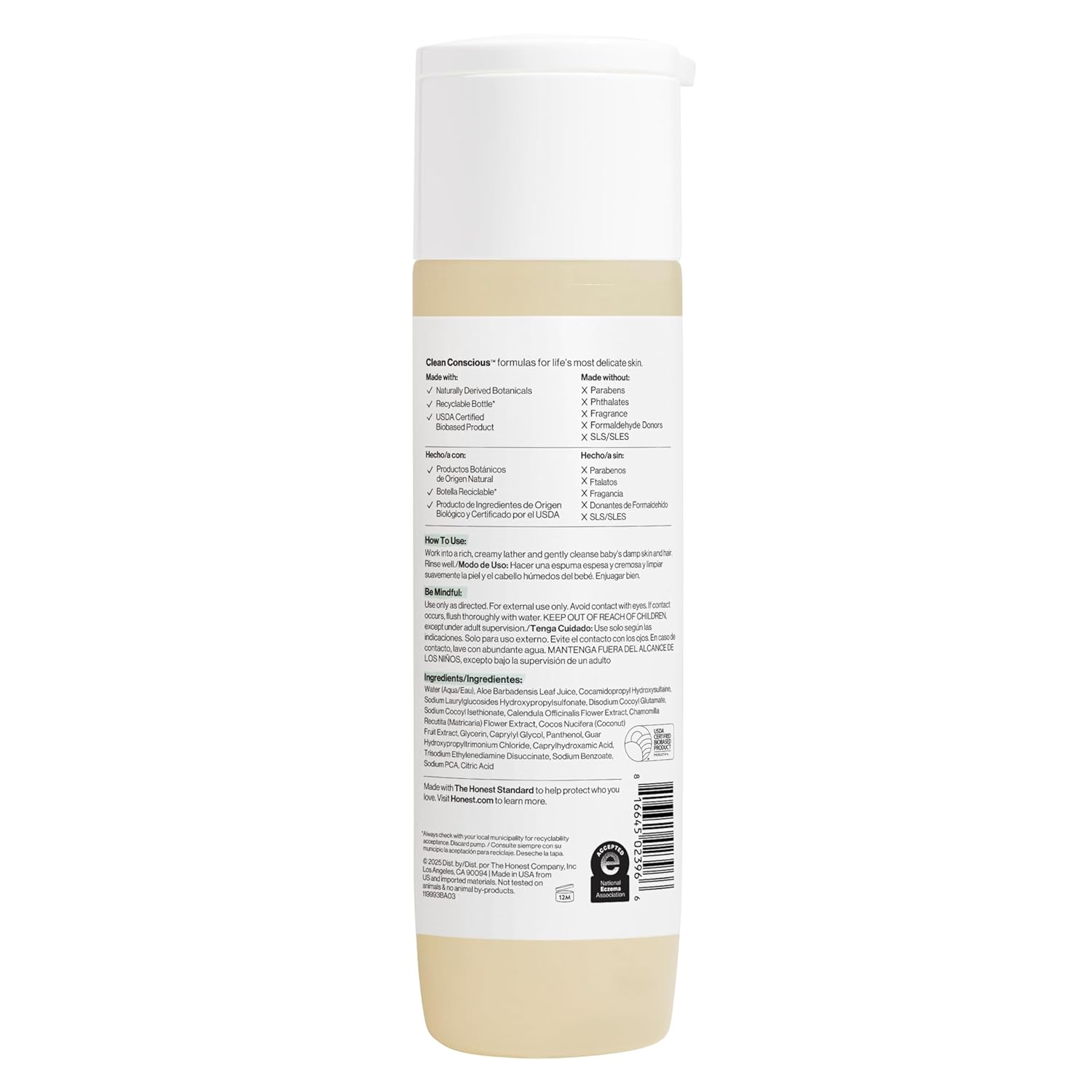 The Honest Company 2-in-1 Baby Shampoo & Body Wash 295ml