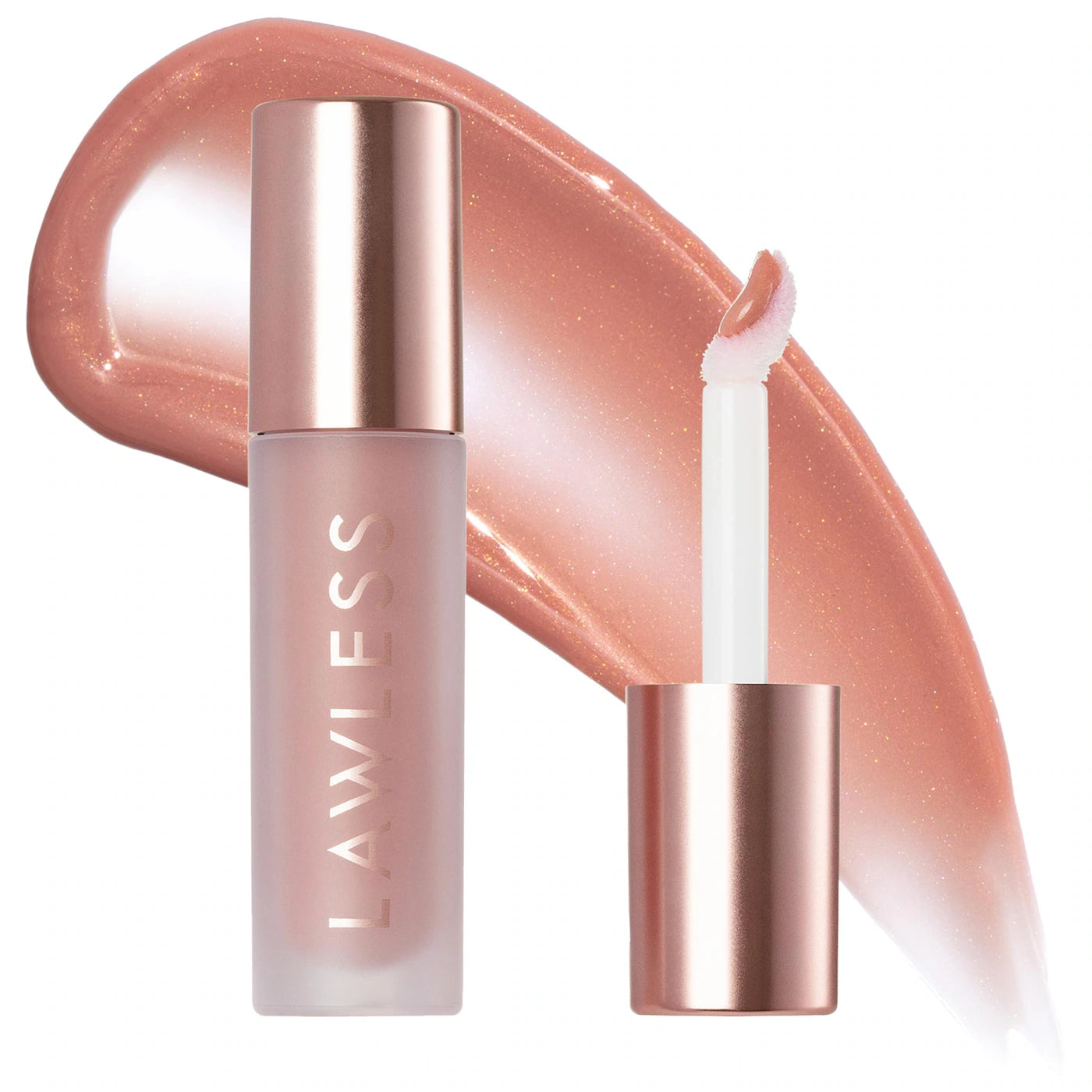 LAWLESS  Forget The Filler Lip Plumper Line Smoothing Gloss{ Shimmer finish}