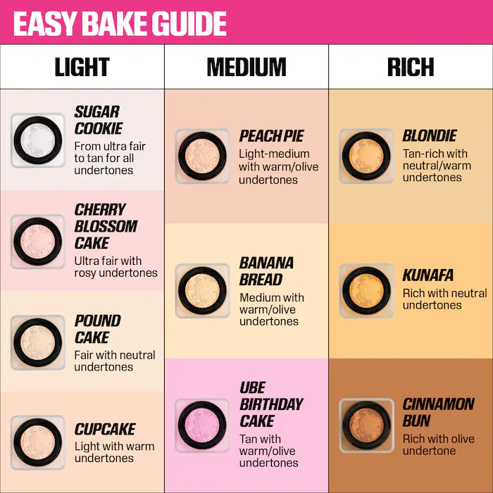 HUDA BEAUTY 
Easy Bake Blurring Loose Baking & Setting Powder