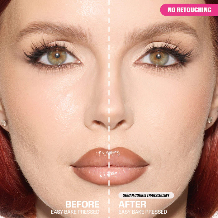 HUDA BEAUTY 
Easy Bake Airbrush Matte Pressed Setting Powder