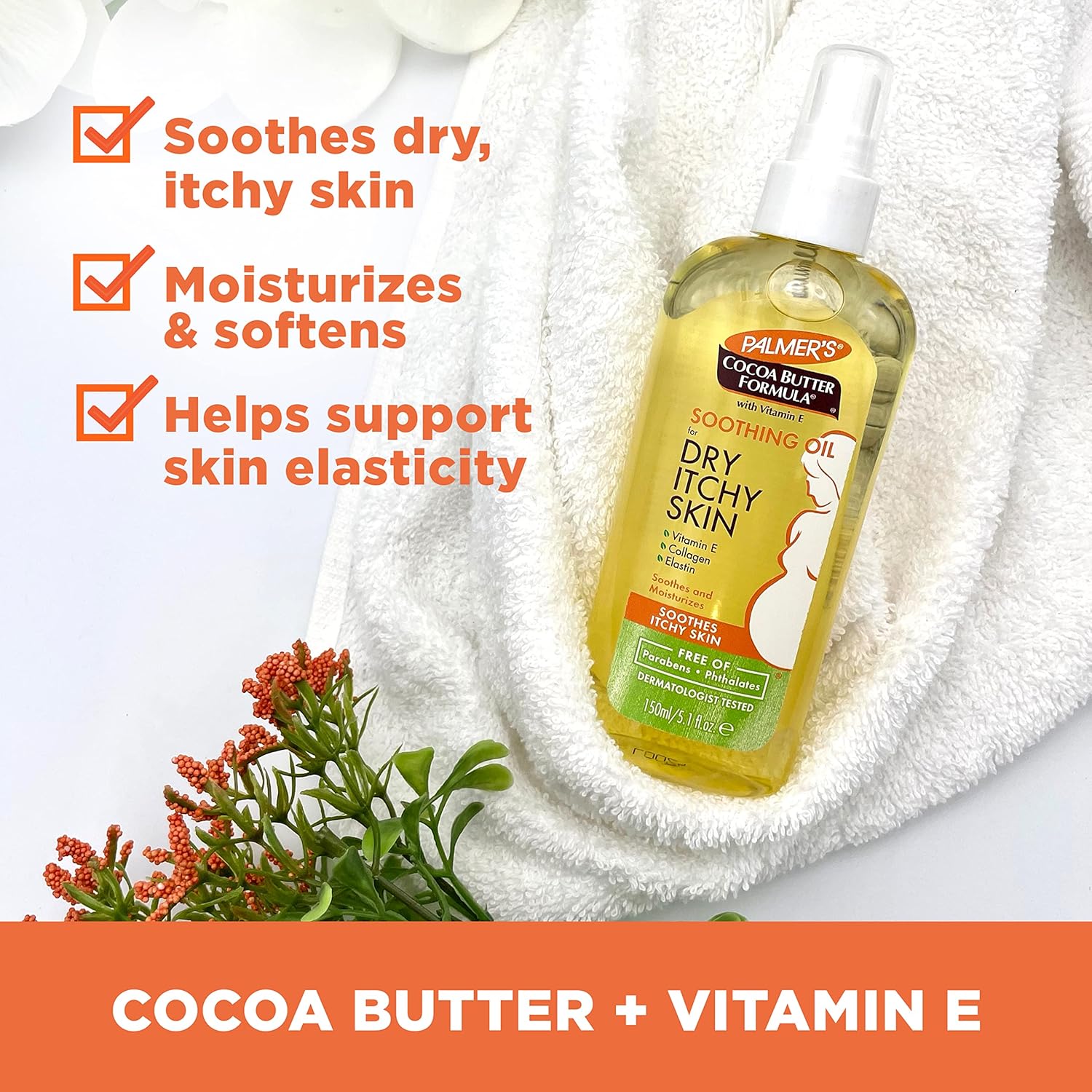 Palmer's Cocoa Butter Formula Soothing Oil with Vitamin E 150ml