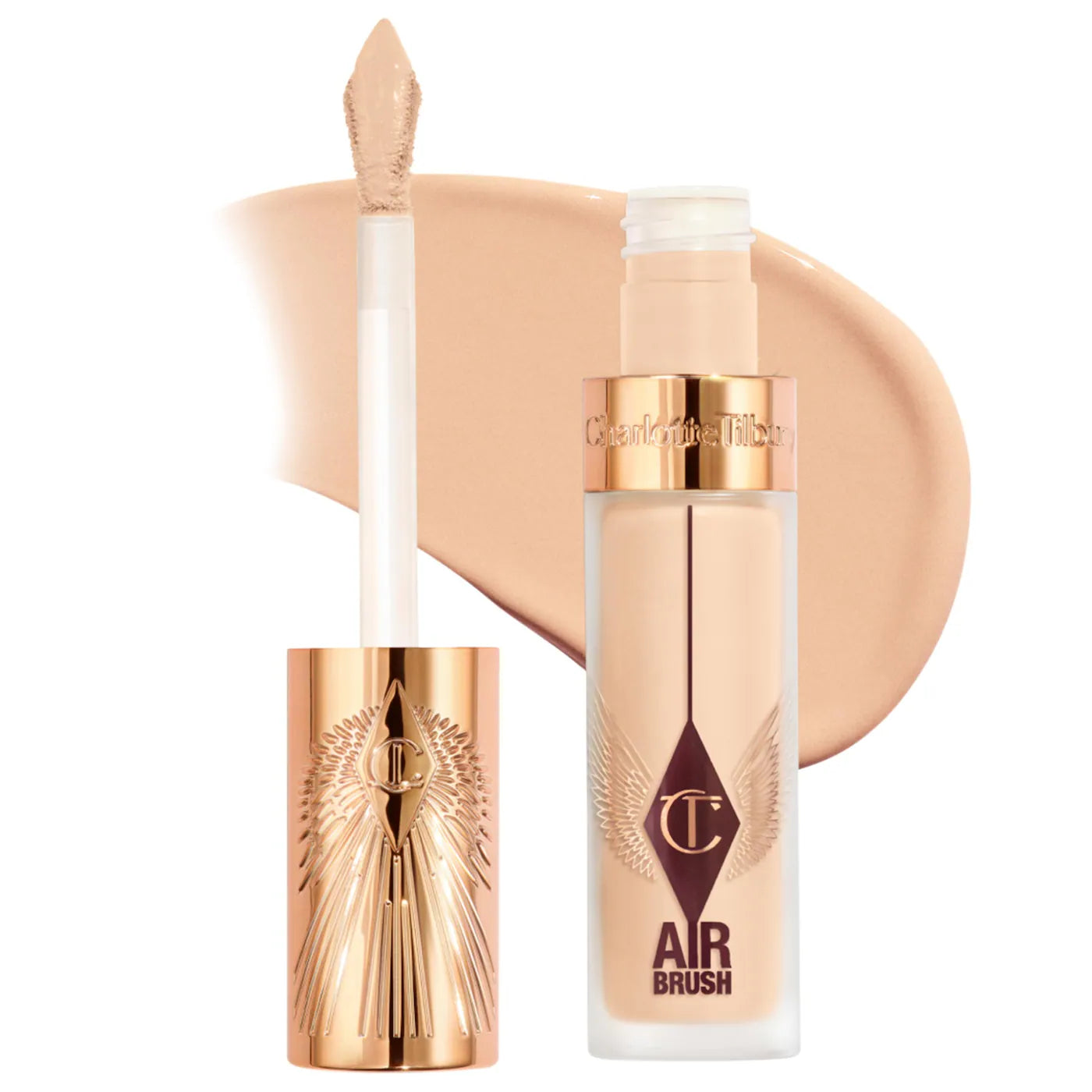 Charlotte Tilbury - Airbrush Flawless Crease-Proof Long-Wear Blur Concealer with Hyaluronic Acid