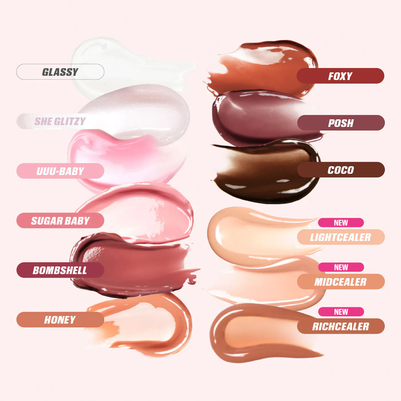 HUDA BEAUTY - Faux Filler Shiny Non-Sticky Lip Gloss