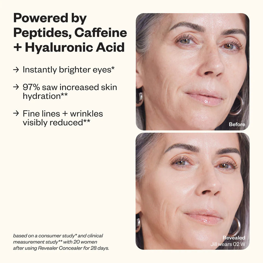 Kosas - Revealer Super Creamy + Brightening Concealer with Caffeine and Hyaluronic Acid