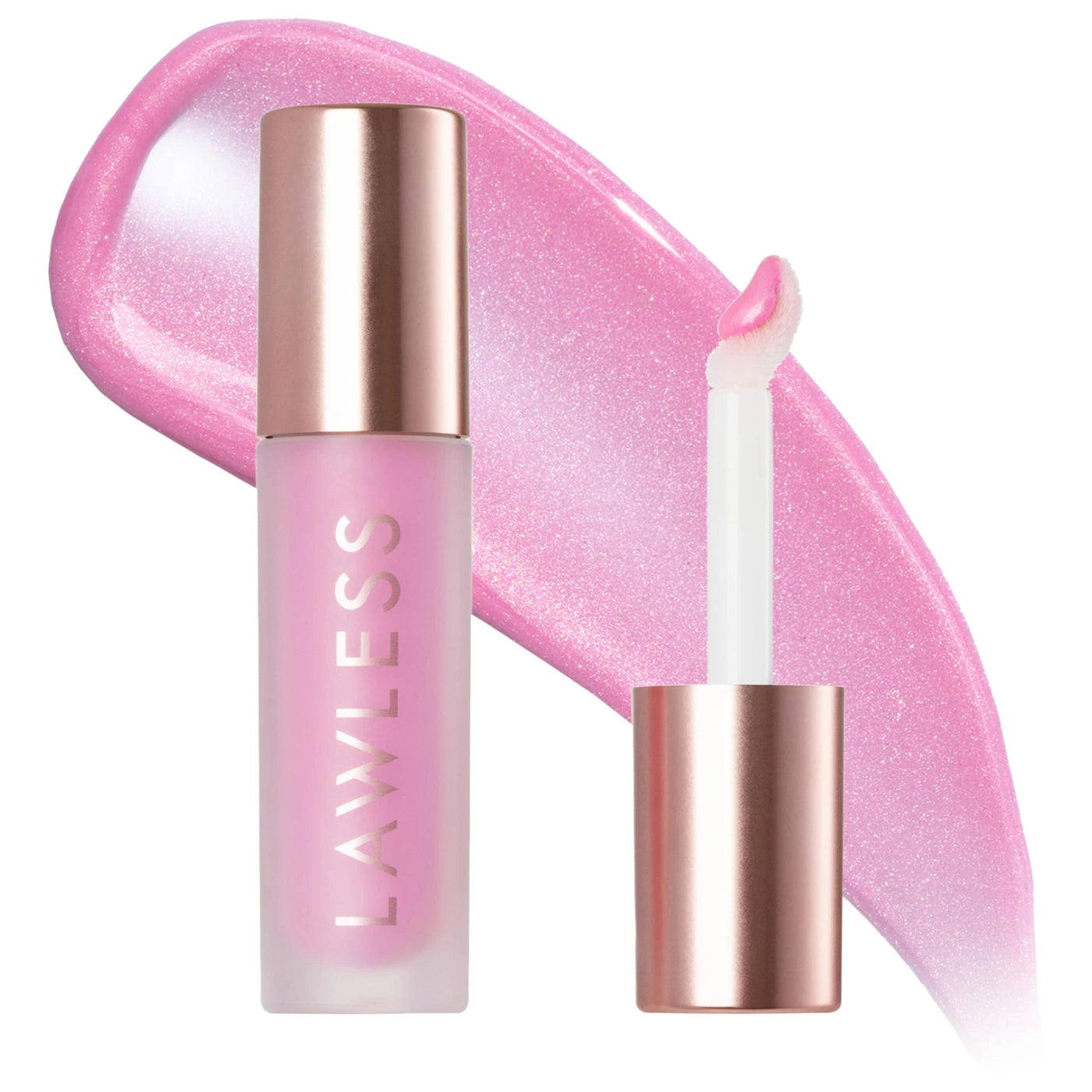 LAWLESS  Forget The Filler Lip Plumper Line Smoothing Gloss{ Shimmer finish}
