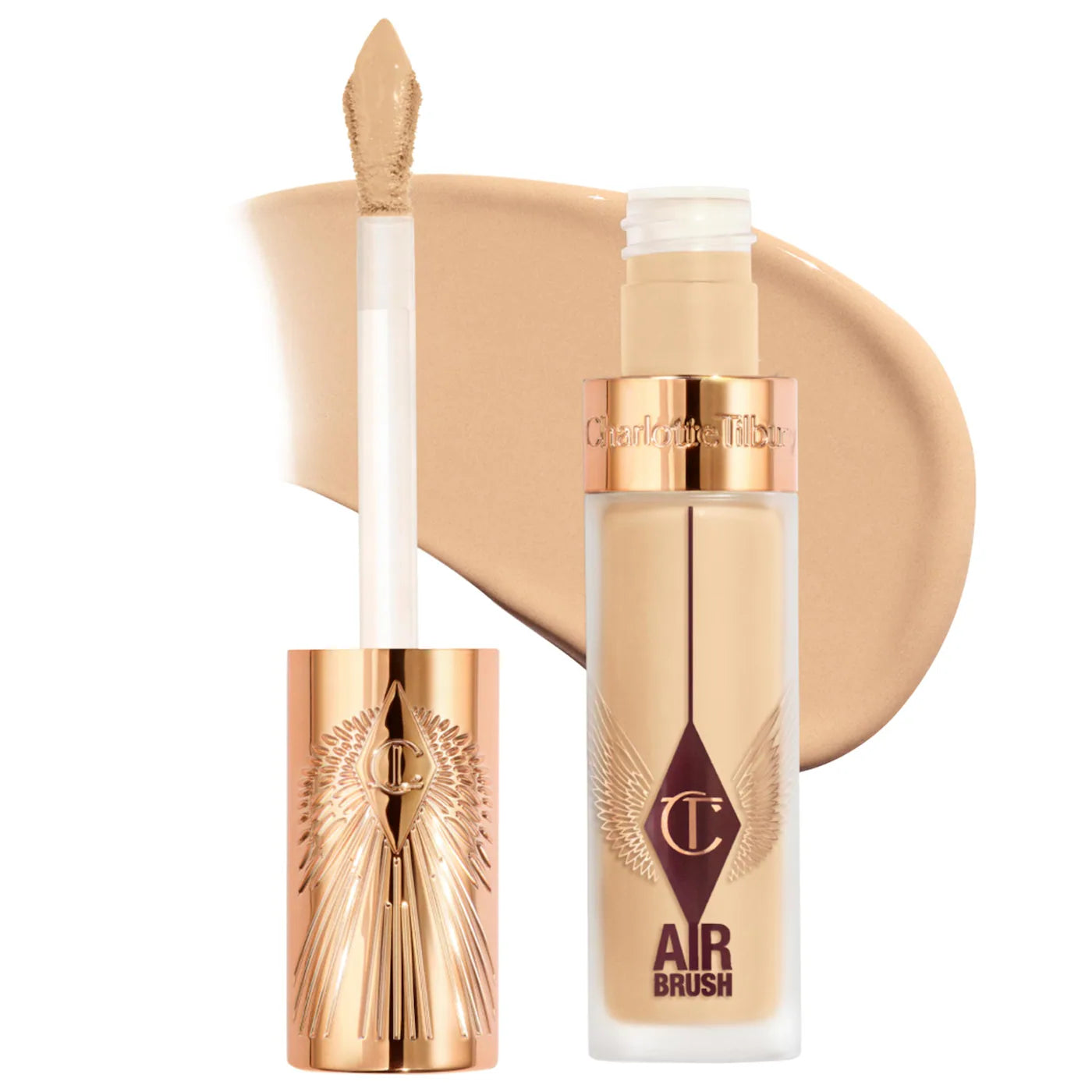 Charlotte Tilbury - Airbrush Flawless Crease-Proof Long-Wear Blur Concealer with Hyaluronic Acid
