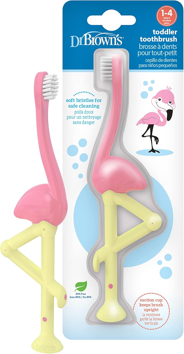 Dr. Brown's Otter Toddler Toothbrush,Ages 1-4, 1-Pack