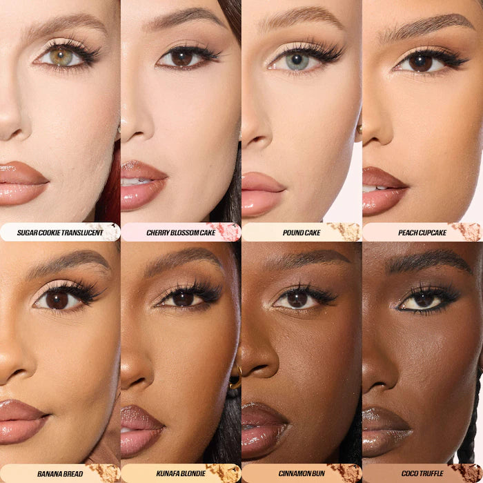 HUDA BEAUTY 
Easy Bake Airbrush Matte Pressed Setting Powder