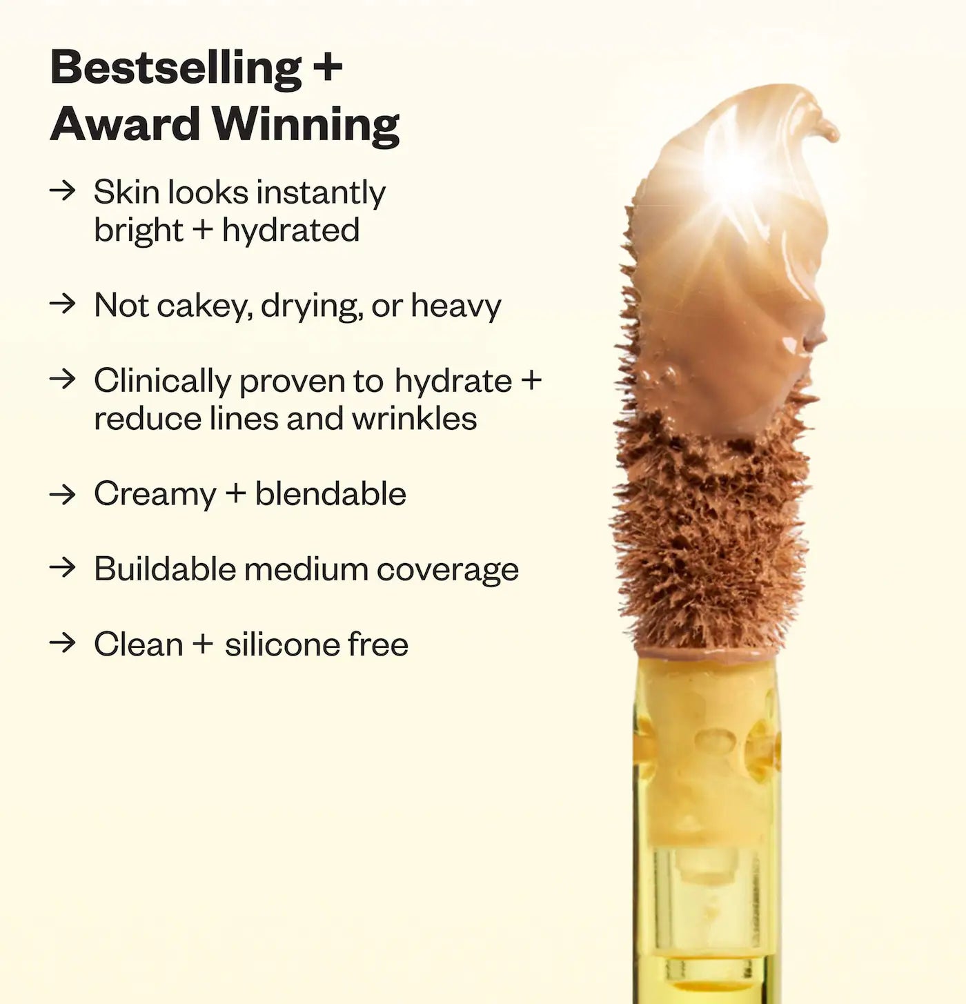 Kosas - Revealer Super Creamy + Brightening Concealer with Caffeine and Hyaluronic Acid
