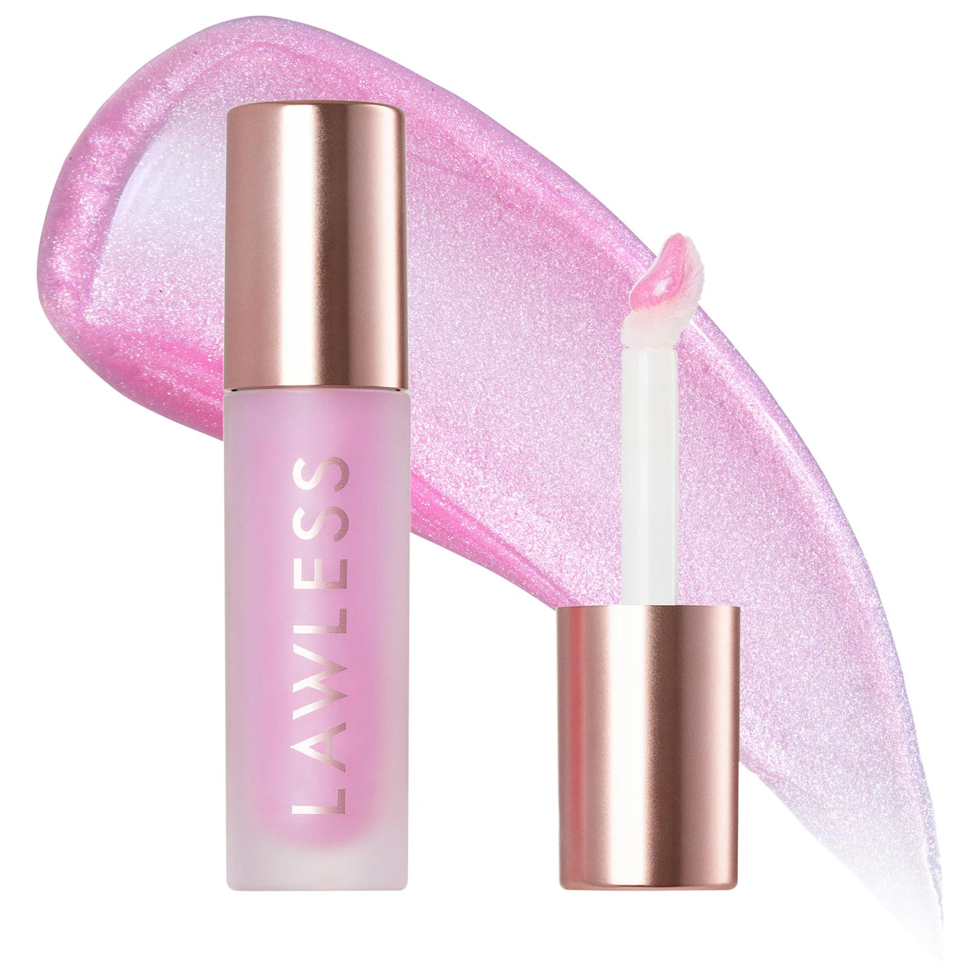 LAWLESS  Forget The Filler Lip Plumper Line Smoothing Gloss{ Shimmer finish}