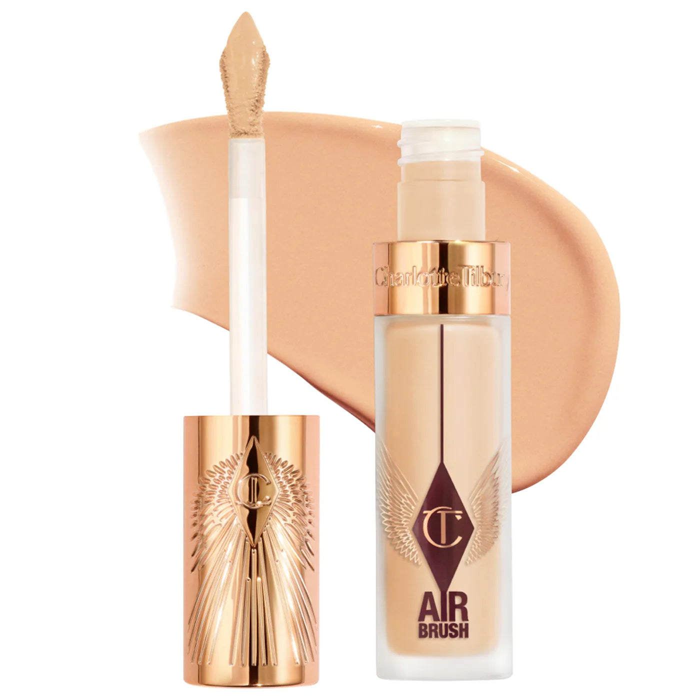 Charlotte Tilbury - Airbrush Flawless Crease-Proof Long-Wear Blur Concealer with Hyaluronic Acid
