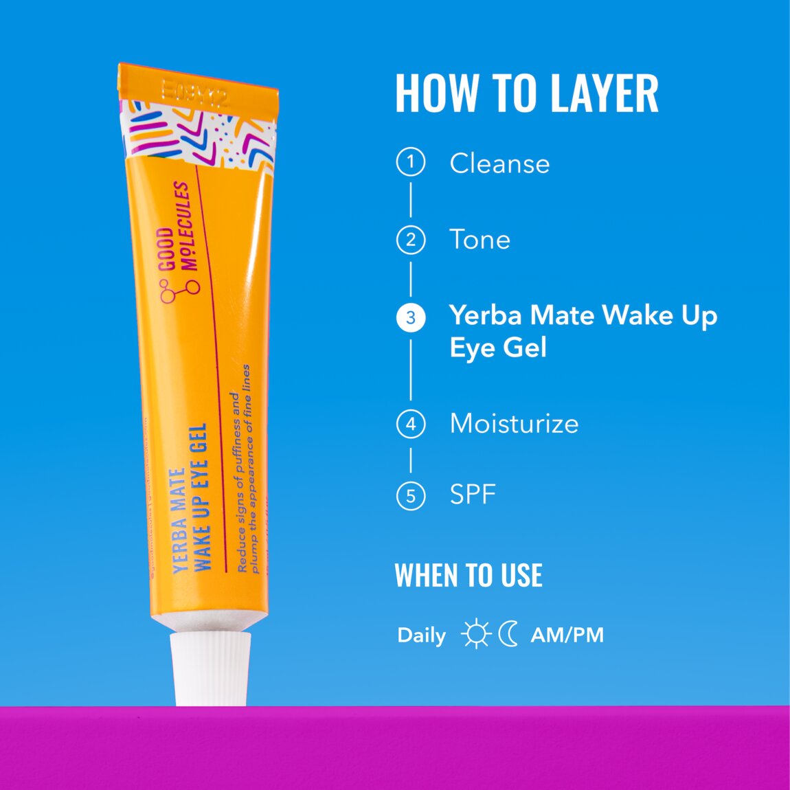 Good Molecules Yerba Mate Wake Up Eye Gel