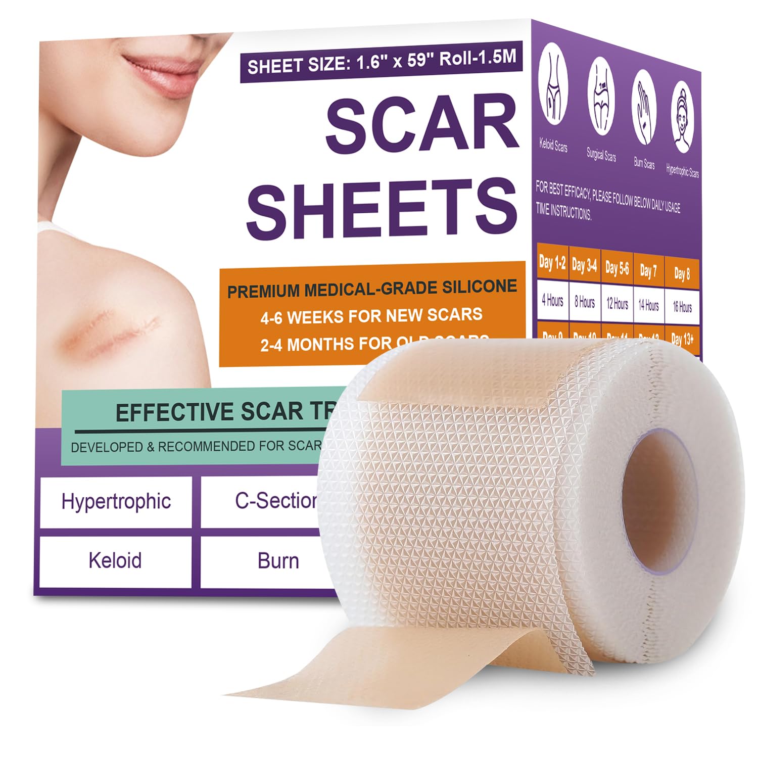 Silicone Scar Sheets