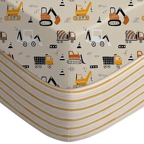 Yoofoss Baby Crib Sheets for Boys Girls