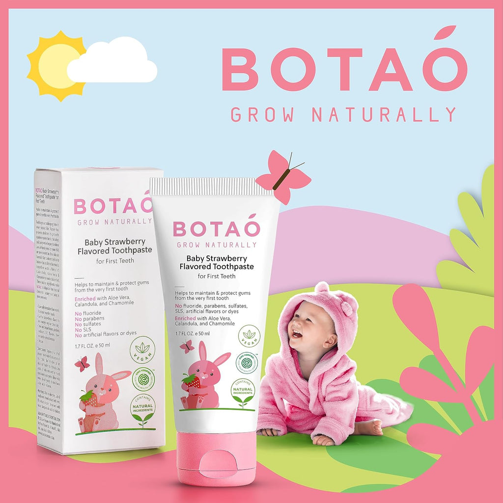 BOTAO Fluoride Free Baby Toothpaste 50ml