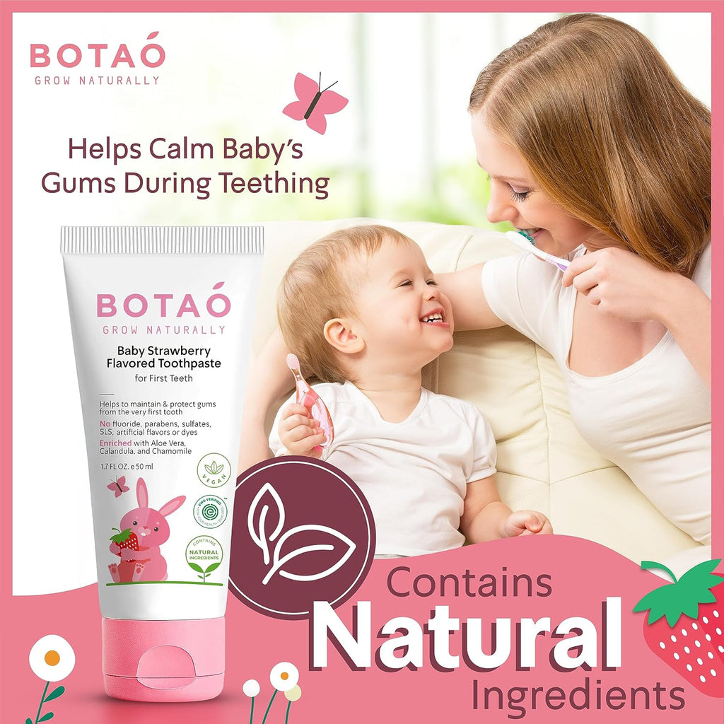 BOTAO Fluoride Free Baby Toothpaste 50ml