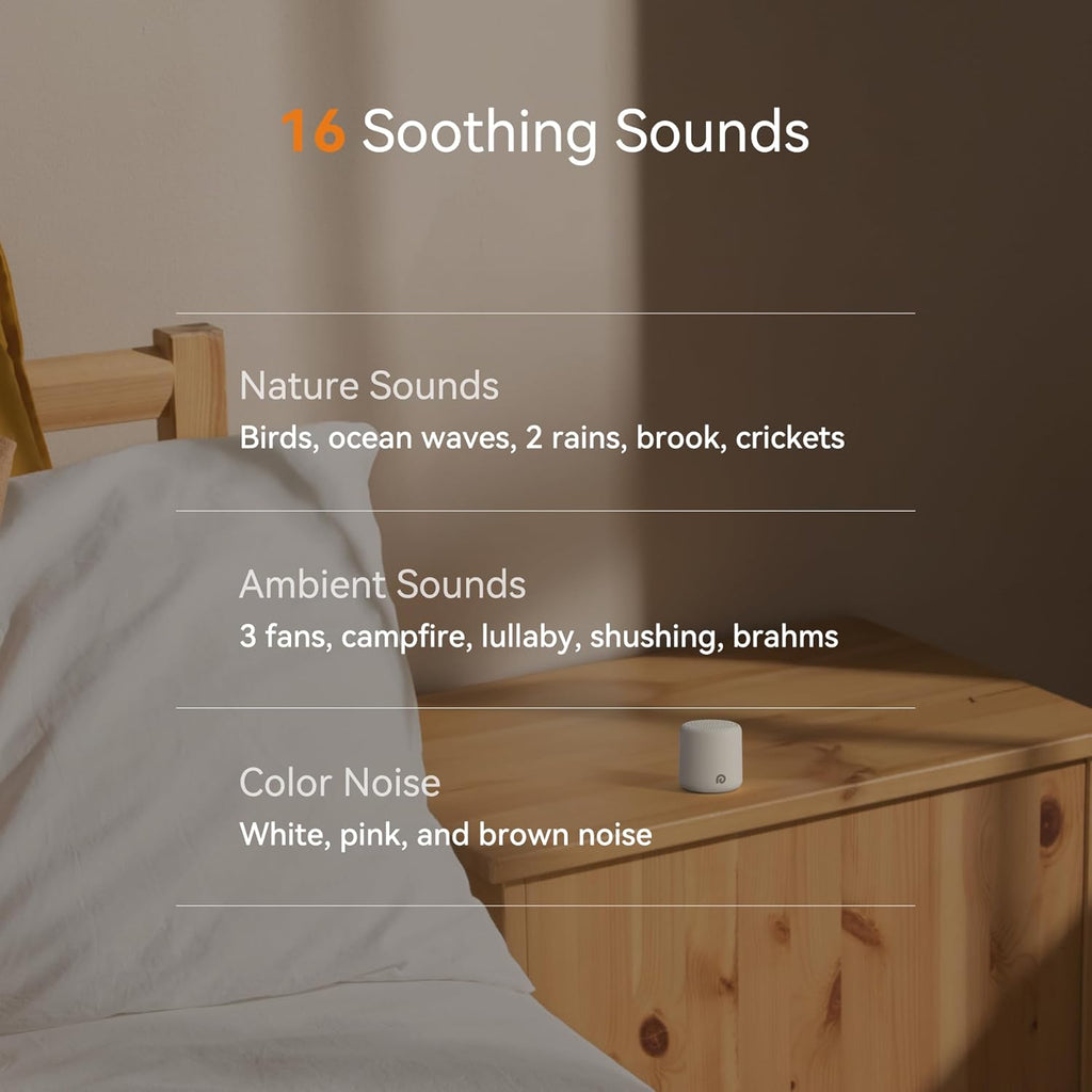 Dreamegg Portable Travel White Noise Machine for Sleep