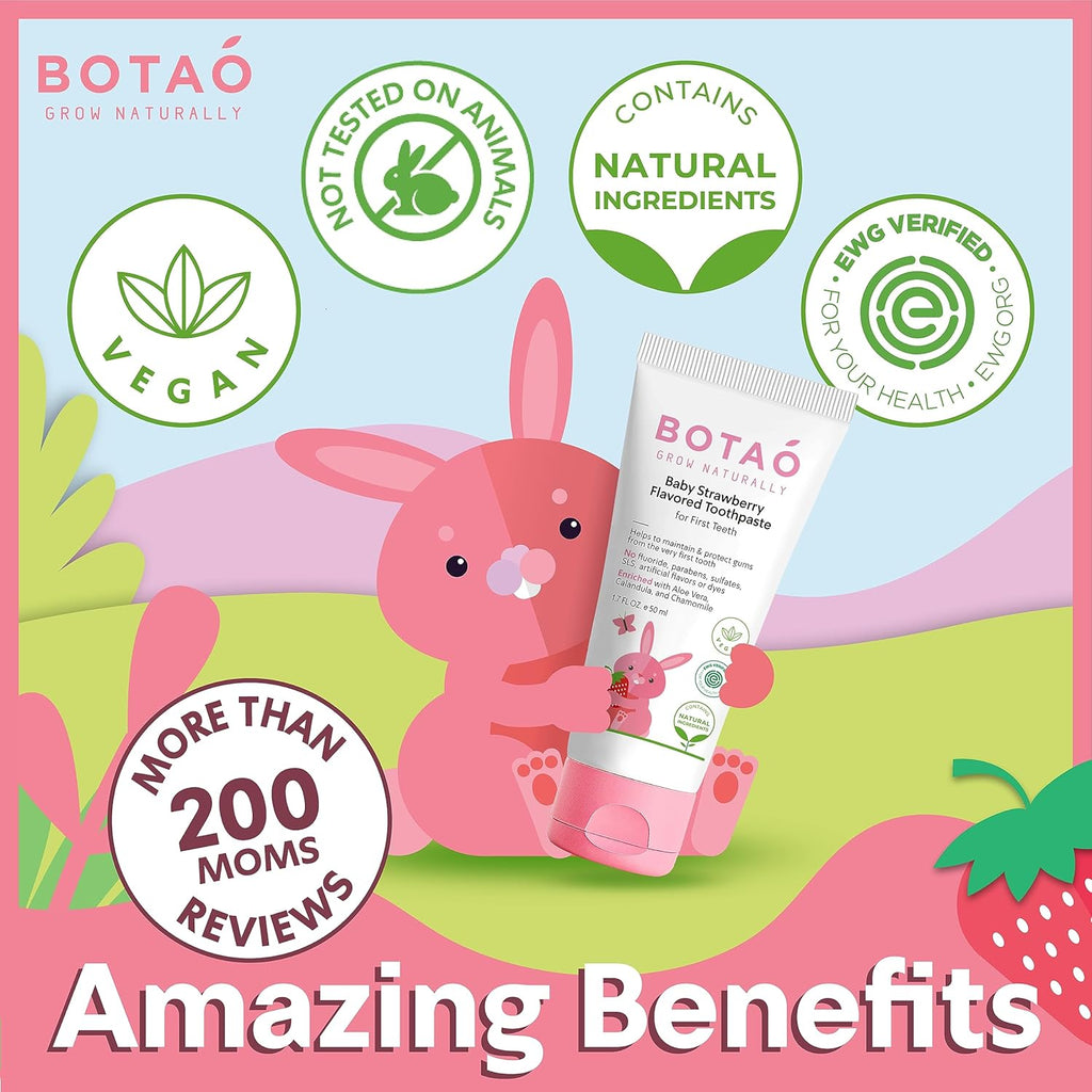 BOTAO Fluoride Free Baby Toothpaste 50ml