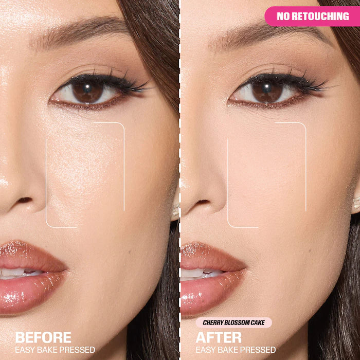 HUDA BEAUTY 
Easy Bake Airbrush Matte Pressed Setting Powder