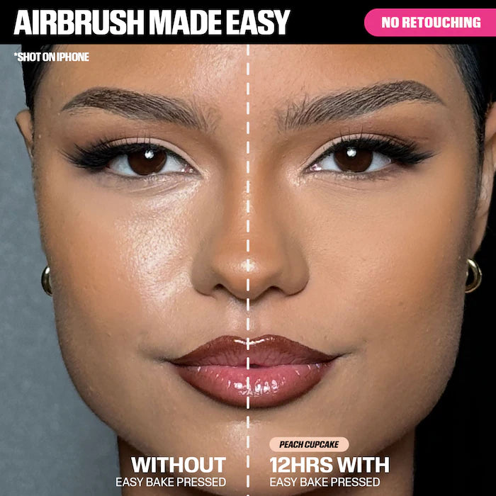 HUDA BEAUTY 
Easy Bake Airbrush Matte Pressed Setting Powder