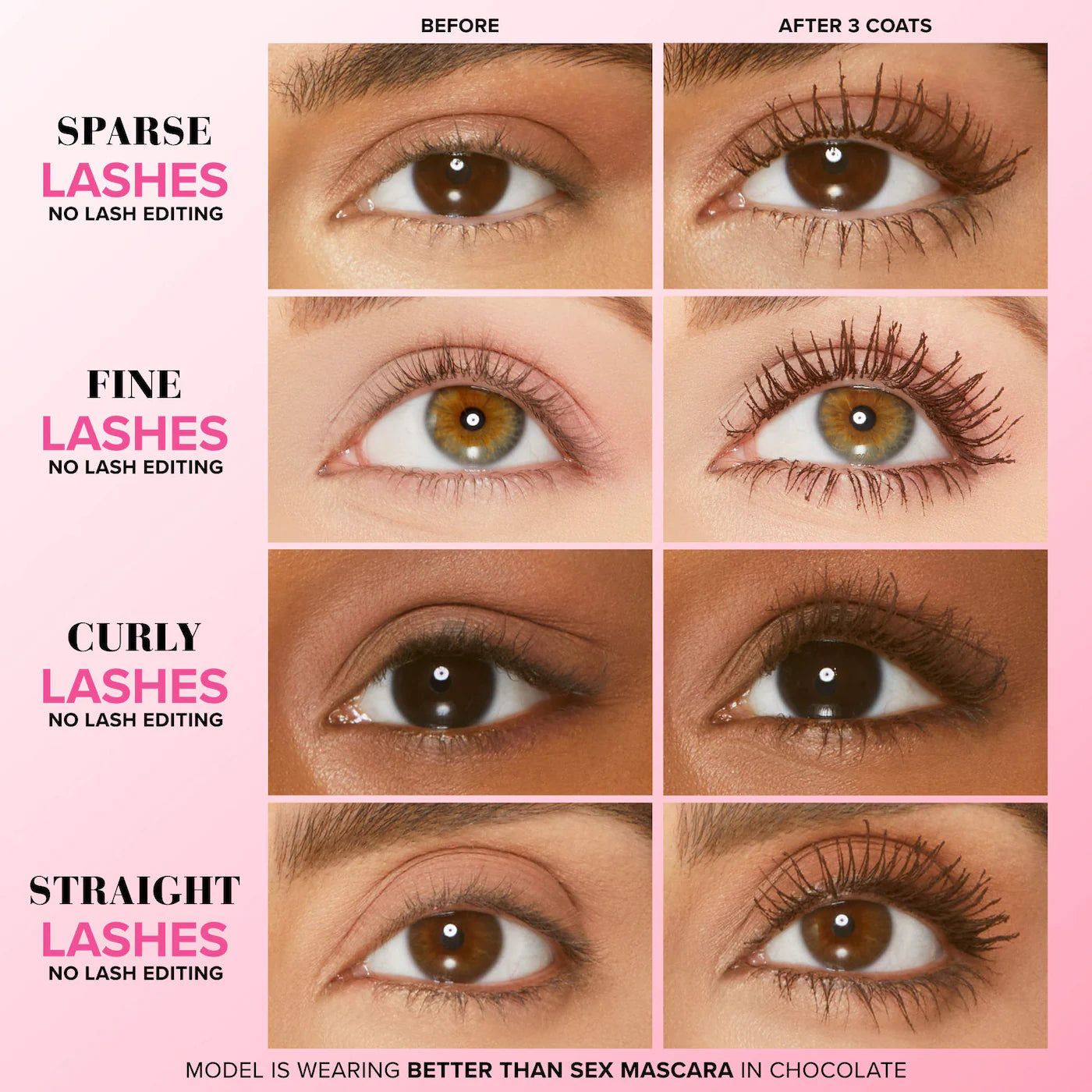 Too Faced Better Than Sex Volumizing & Lengthening Mascara