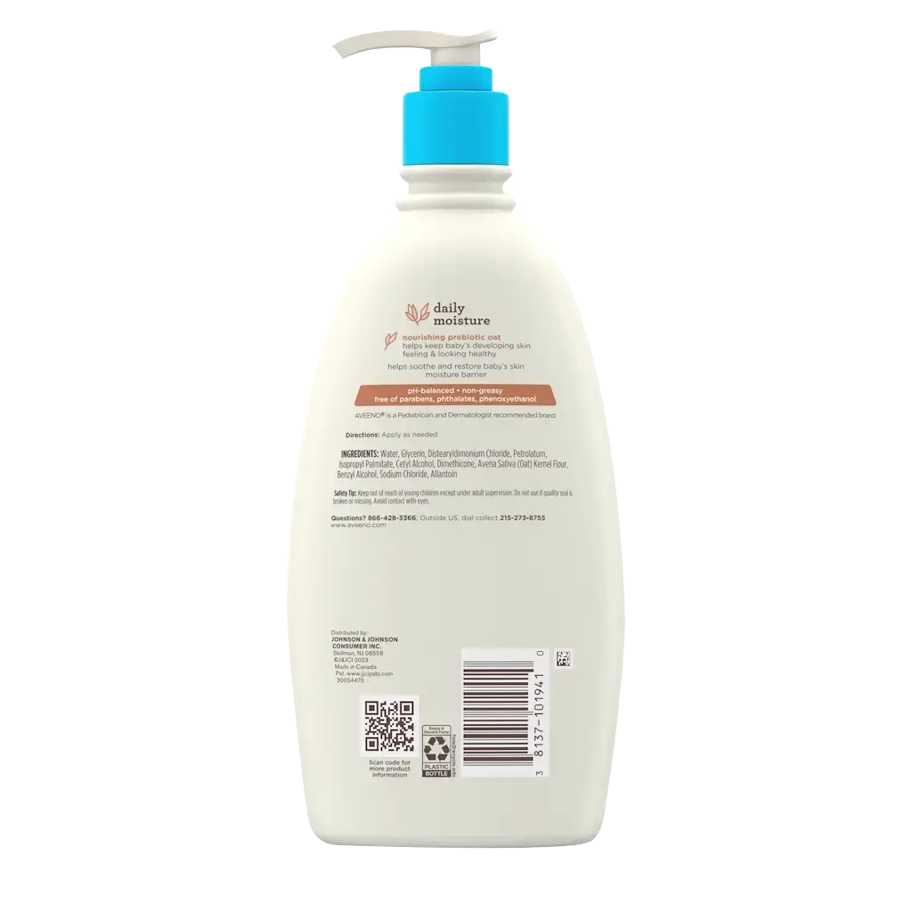 Aveeno Baby Daily Moisture Gentle Body Wash & Shampoo with Oat Extract, 236 ml