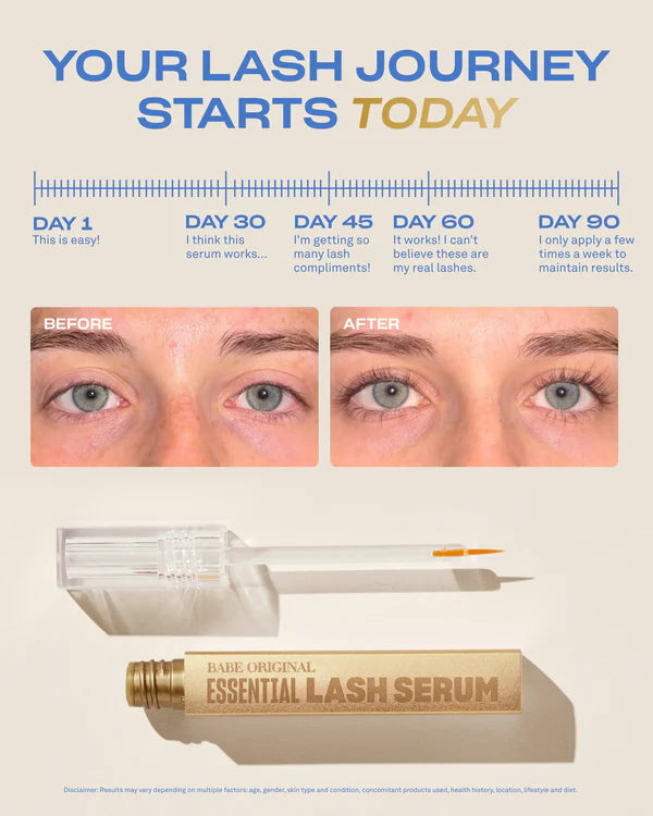 Babe Original Essential Lash Serum Regular CLINICALLY PROVEN FOR LONGER-LOOKING LASHES