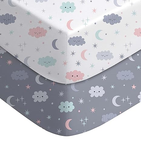 Yoofoss Baby Crib Sheets for Boys Girls