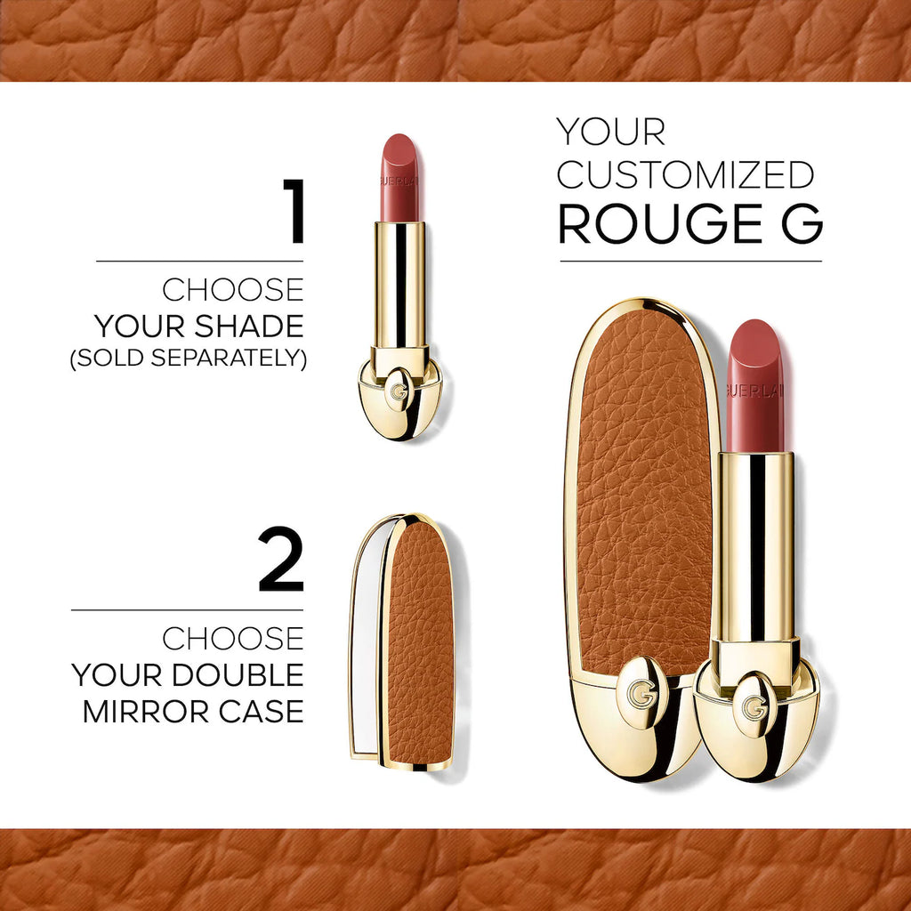 GUERLAIN - Rouge G Customizable Satin & Velvet Matte Lipstick ( lipstick and lip case sold separately)
