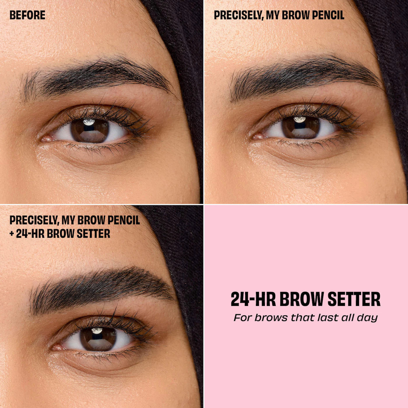 Benefit Cosmetics 24-HR Brow Setter Clear Brow Gel with Lamination Effect