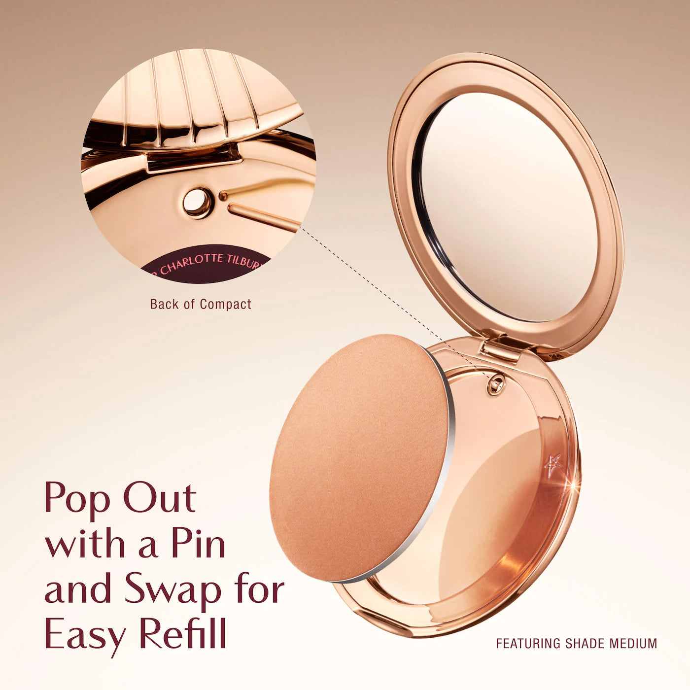 Charlotte Tilbury Refillable Airbrush Matte Bronzer