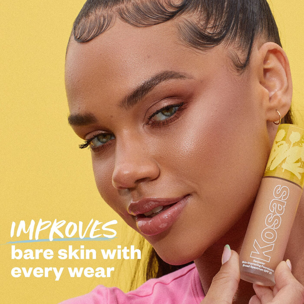 Kosas  Revealer Skin-Improving Foundation SPF 25 with Hyaluronic Acid and Niacinamide