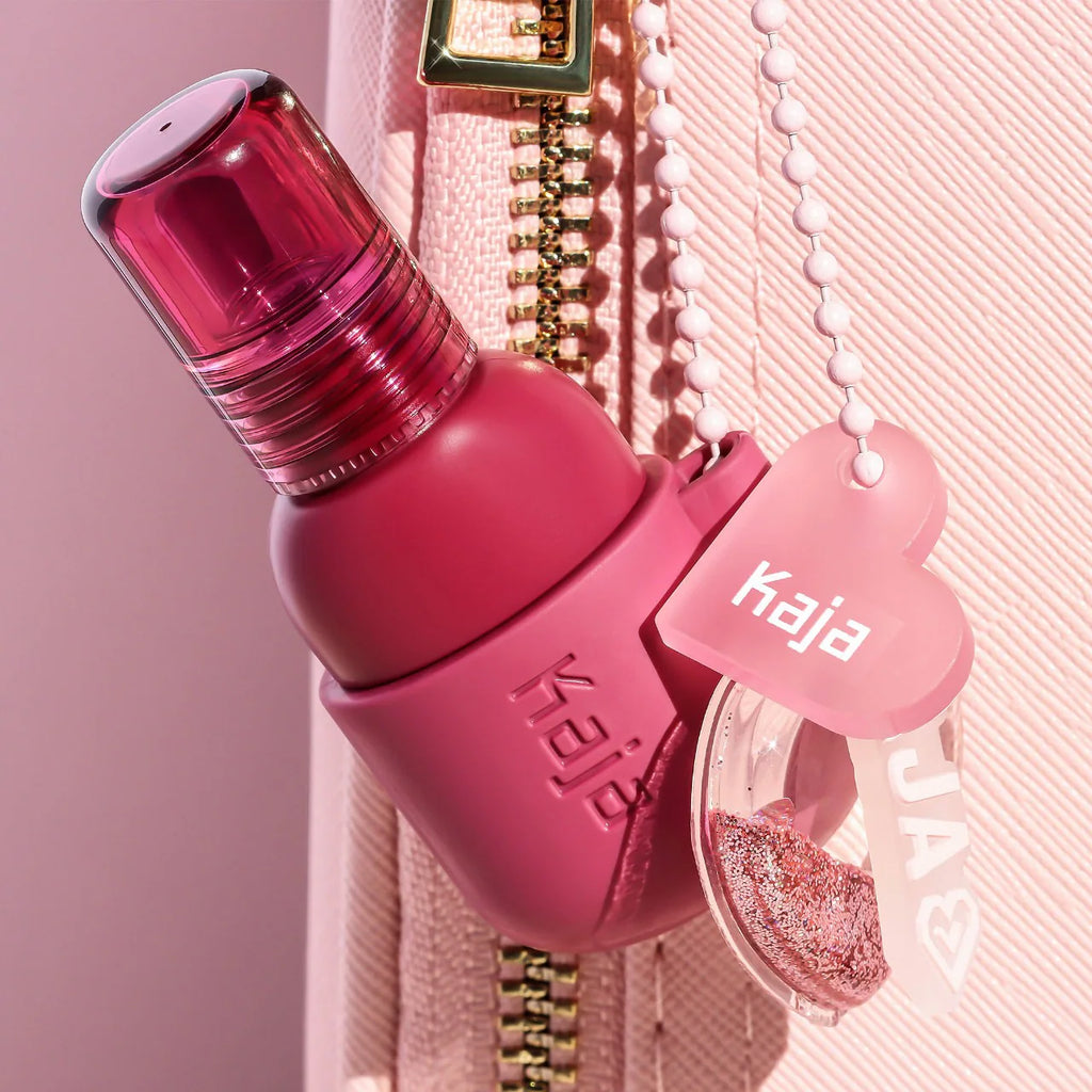 Kaja Jelly Charm Glazed Lip Stain & Blush With Keychain