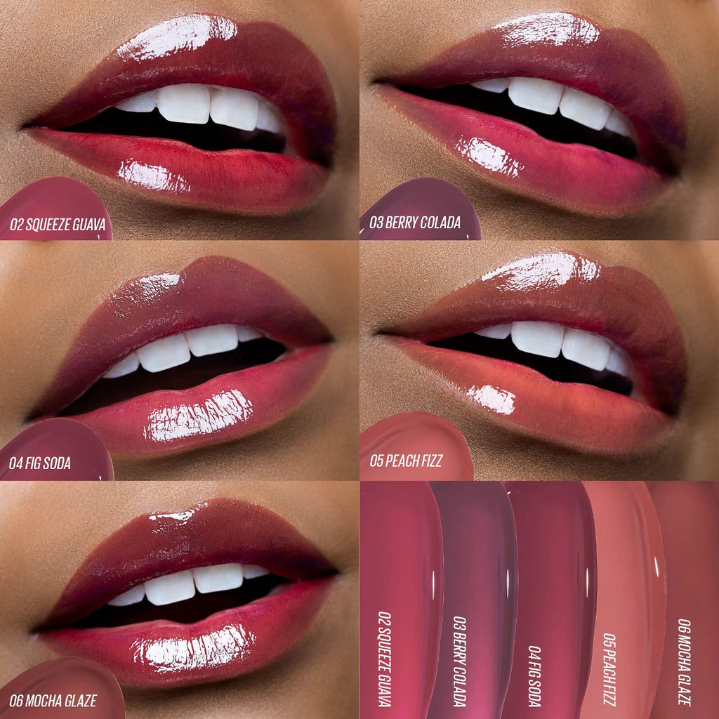 Kaja Jelly Charm Glazed Lip Stain & Blush With Keychain