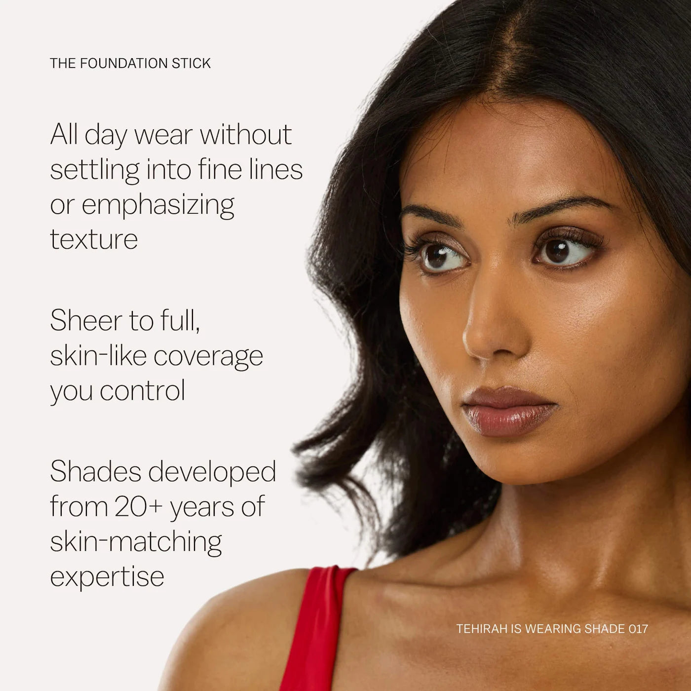 BASMA  The Foundation Stick for Hydrating, Buildable Coverage and Natural Finish