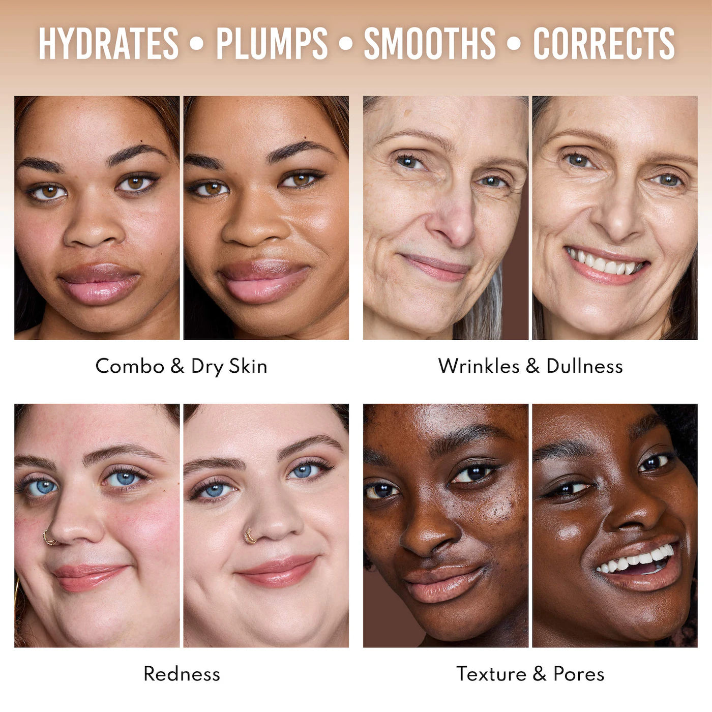 Danessa Myricks Beauty  Yummy Skin Soothing Serum Skin Tint Foundation with Peptides + Ceramides